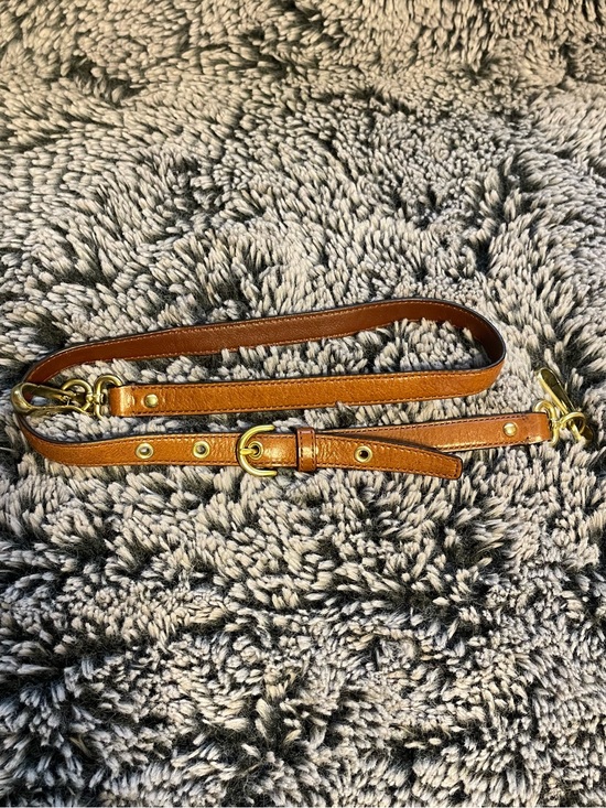 Coach Accessories - Coach Brown Leather Crossbody Strap Gold Hardware